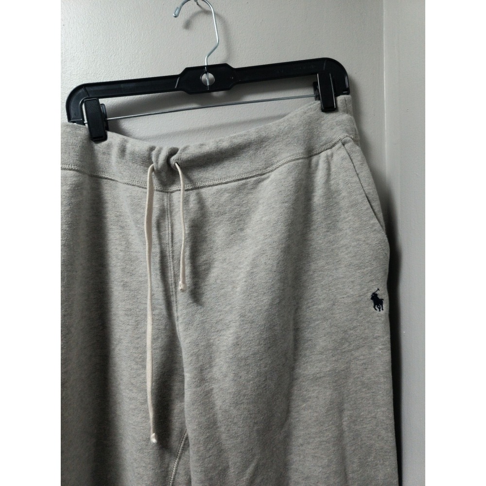 Polo Ralph Lauren Sweatpants XL Mens Joggers Grey Tapered Blue  Pony Preppy